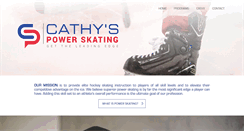 Desktop Screenshot of cathyspowerskating.com