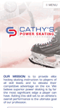 Mobile Screenshot of cathyspowerskating.com